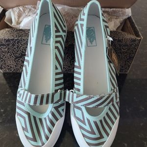 Vans - Giselle flats - Mint and Brown